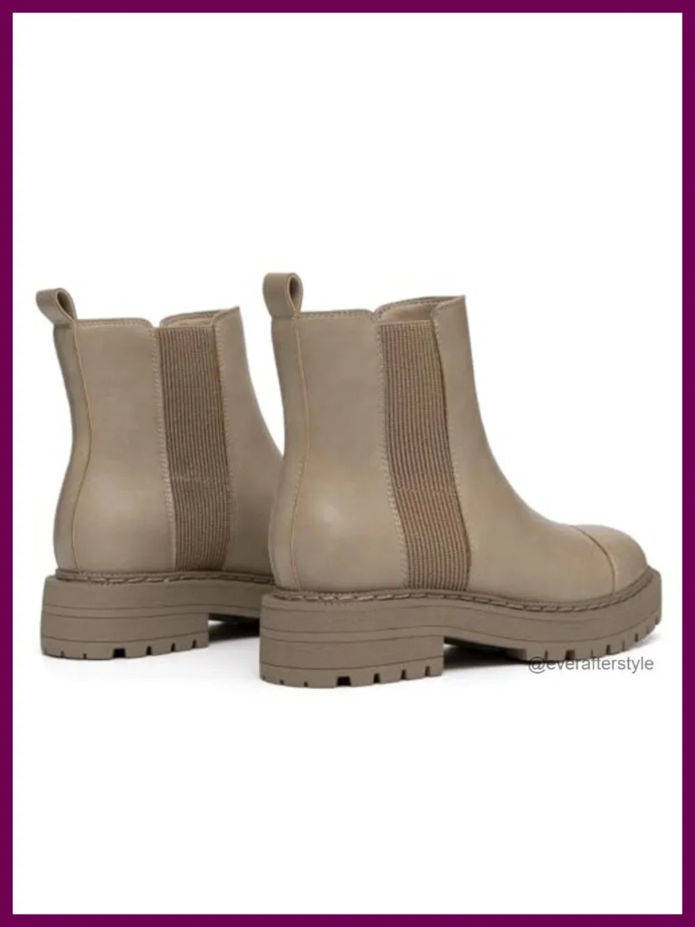 Women's Chunky Heel Slip On Chelsea Ankle Booties